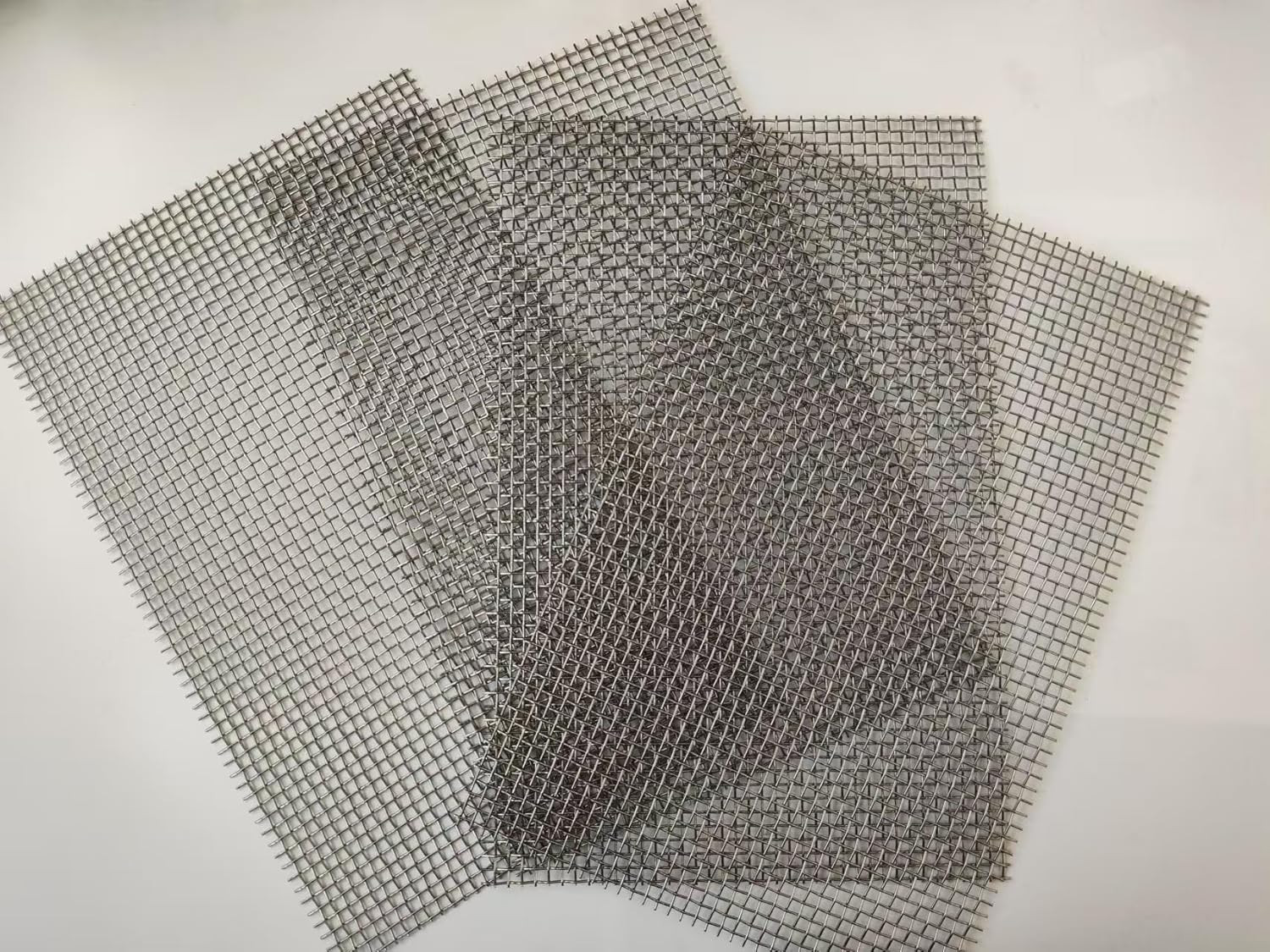 Stainless Steel Mesh 5Mesh with 1MM Wire Dia,4Pack 12X8Inch(305X203Mm) Hard and