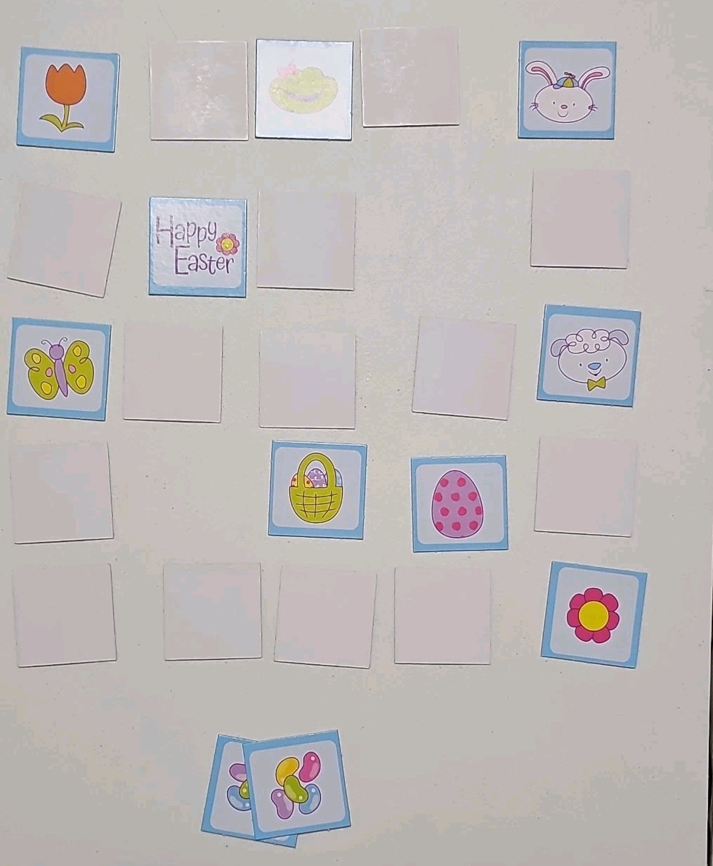 Kid’s Matching Card Game Easter