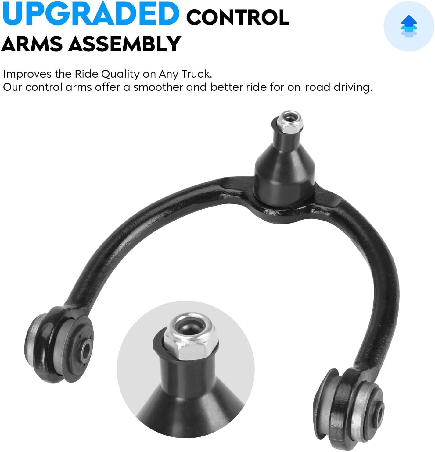 12pcs Front Upper & Lower Control Arms w/Ball Joint + Sway Bars + Tie Rods for