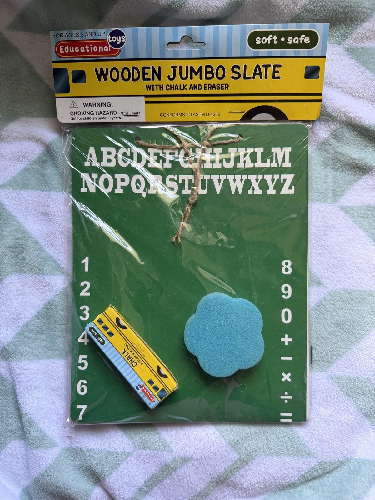 Small Wooden Slate Chalkboard Educational Toys