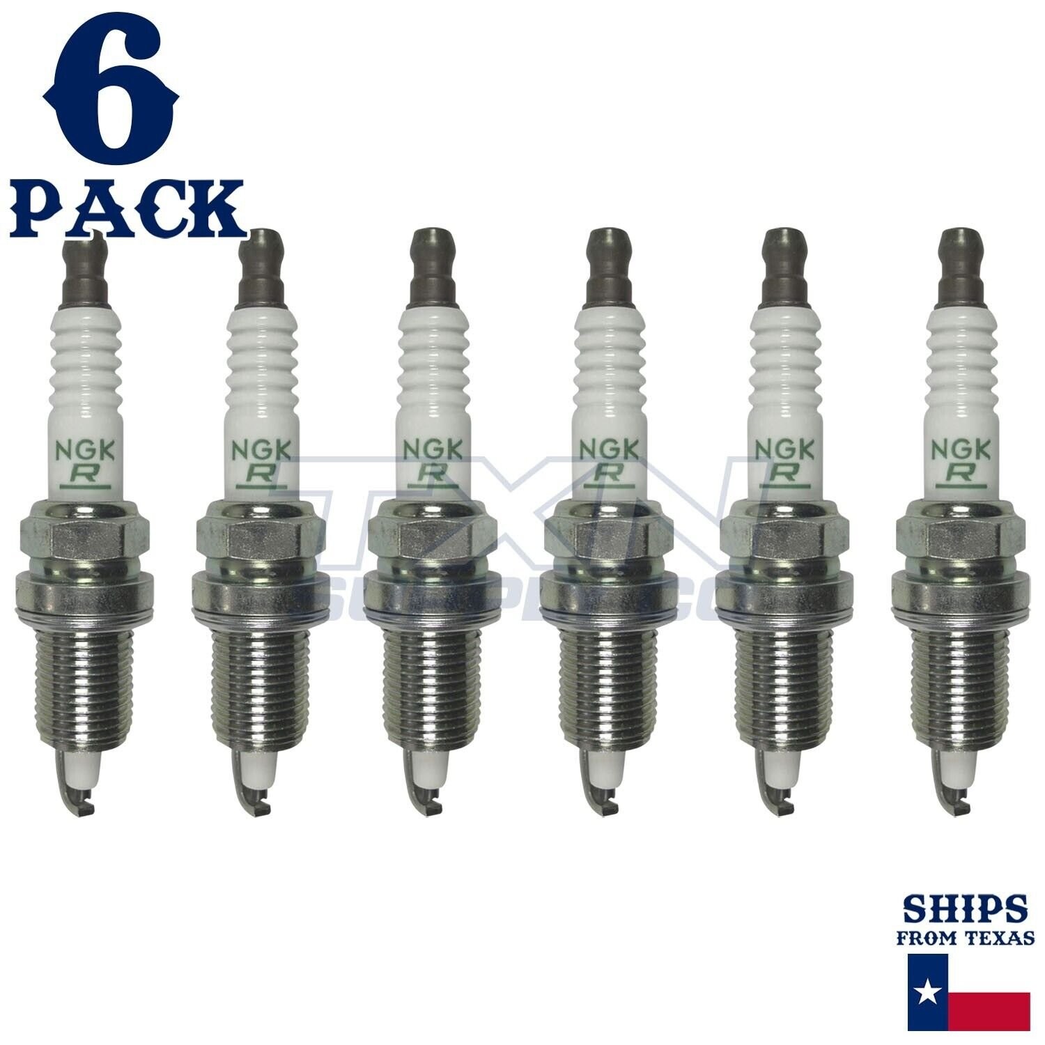 6 Pack NGK V-Power Spark Plugs 1999-2004 for Jeep Grand Cherokee 4.0L L6