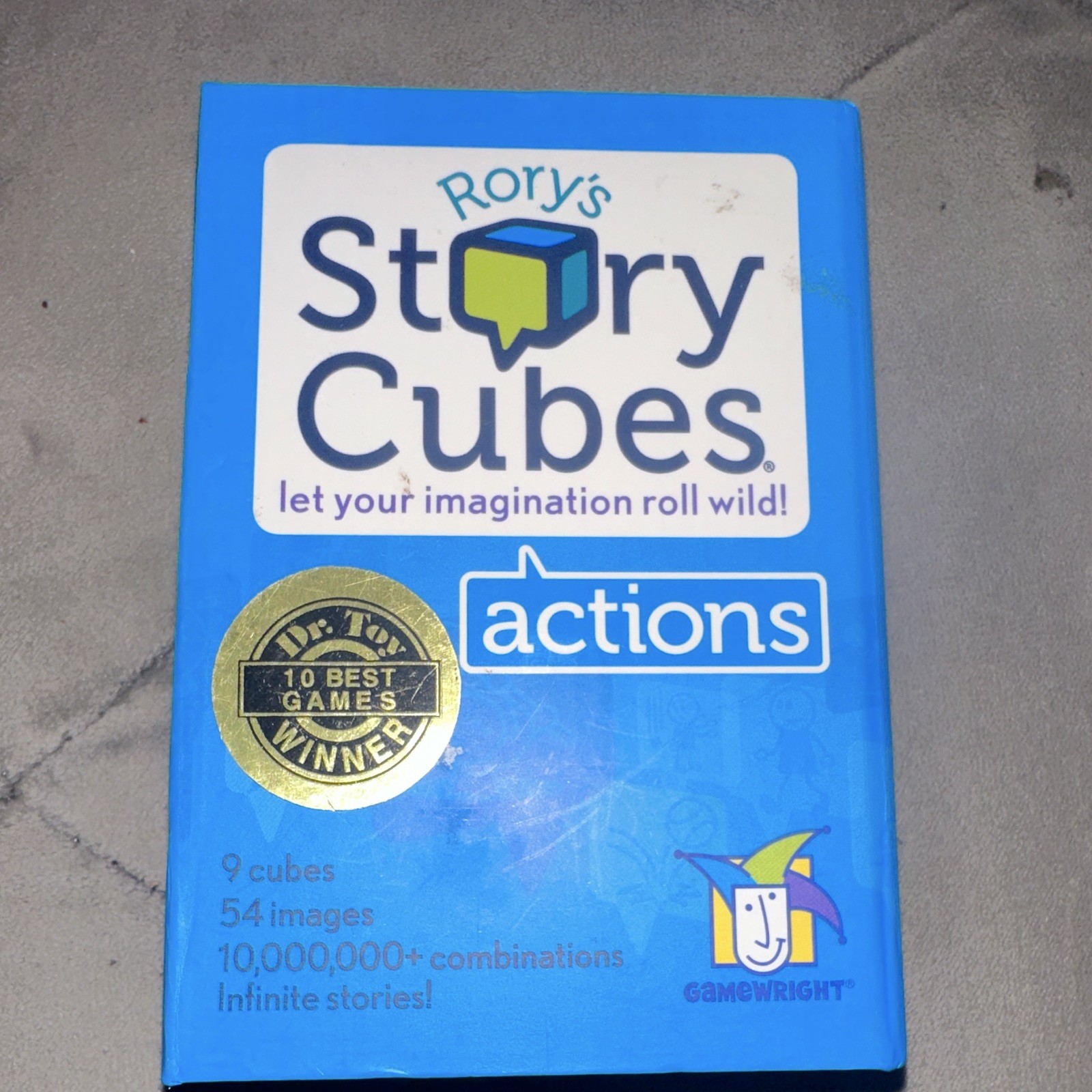 Gamewright Rory’s Story Cubes Actions 9 Cubes 54 Images Educational Dice Set