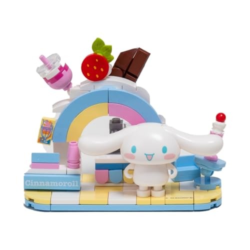 Onda Cinnamoroll Sanrio Toy Block Set Girls Milk Stand Cafe Block Nano Block