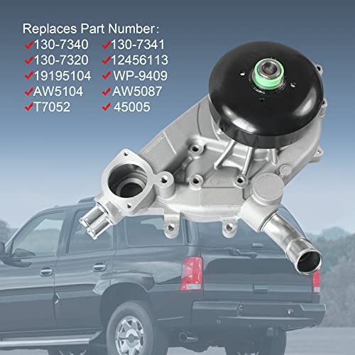 Water Pump Chevrolet GMC Tahoe Yukon 4.8L 5.3L 6.0L
