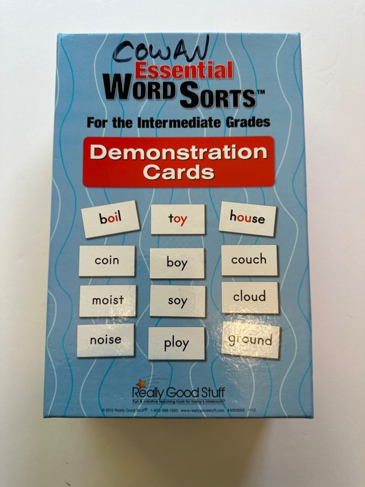 Really Good Stuff Essential Word Sorts Demonstration Cards Intermediate Grades