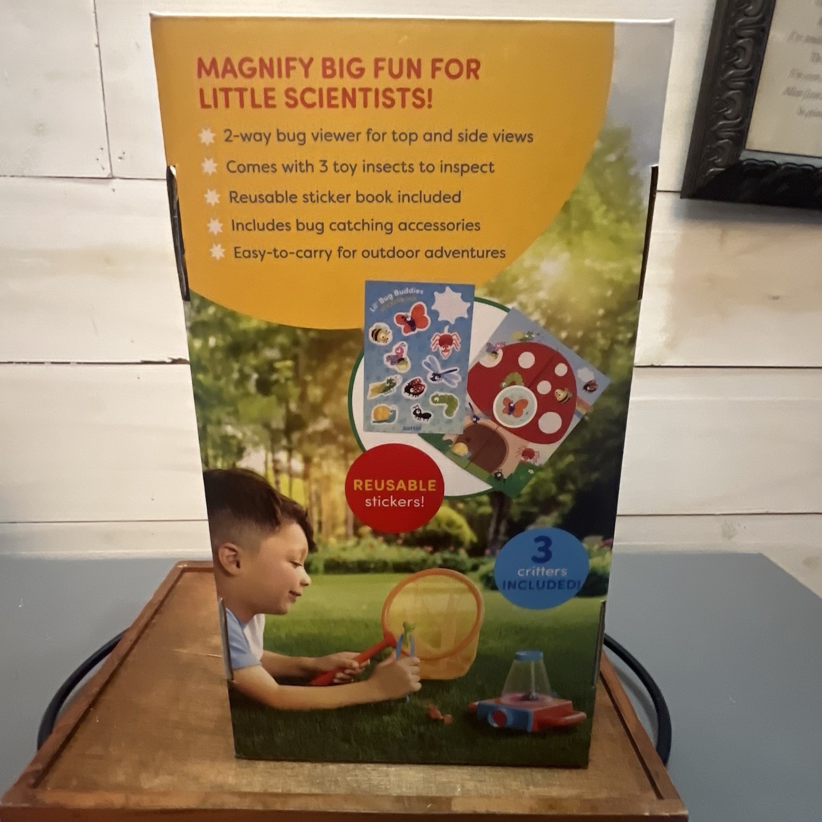 BATTAR Insect inspector Preschool Age- Includes 3Bugs Net Tongs & Inspector-GIFT