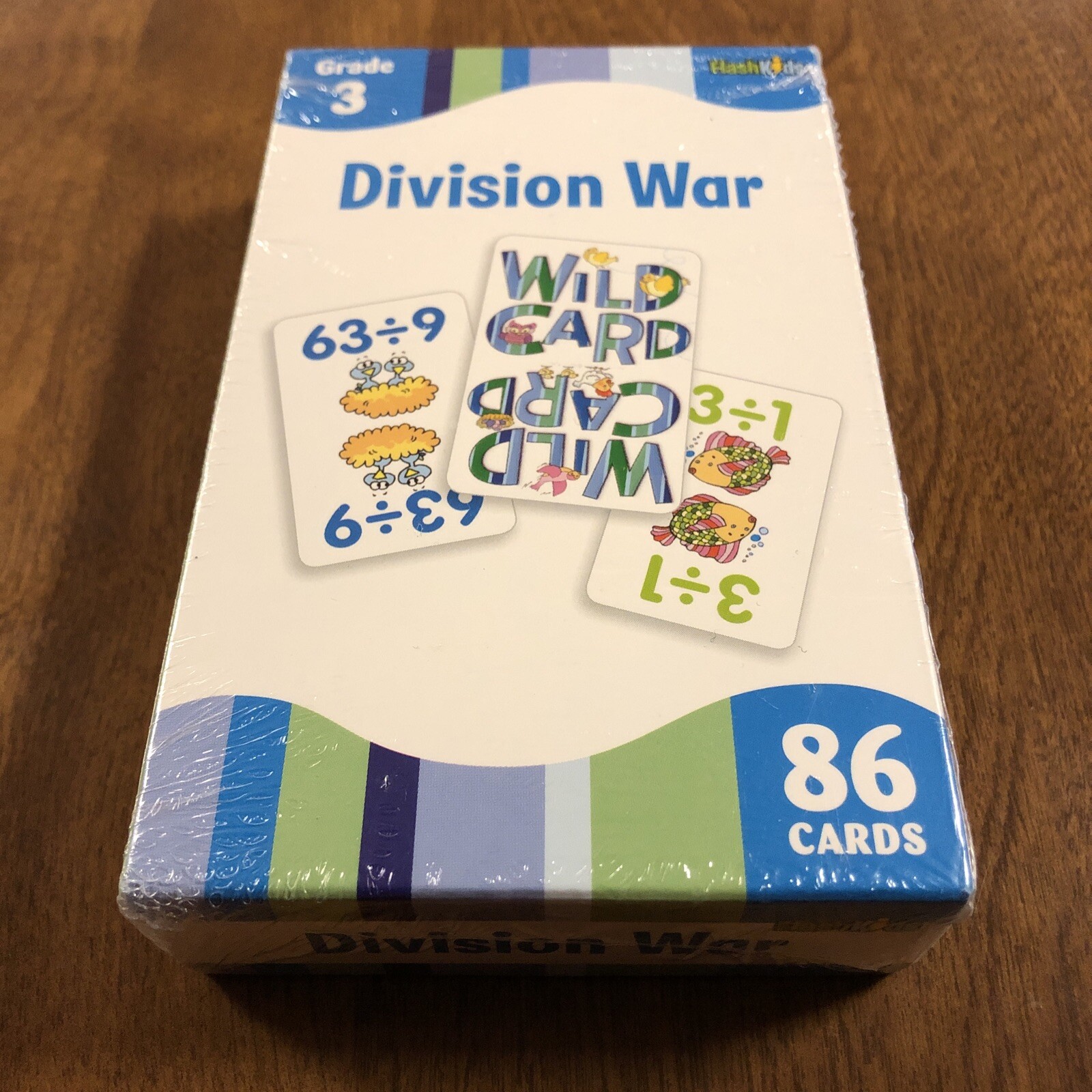 NEW 2005 Flash Kids DIVISION WAR Flashcards