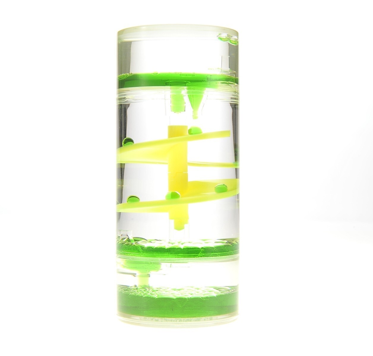 Liquid Motion Bubbler Spiral Cylinder Green
