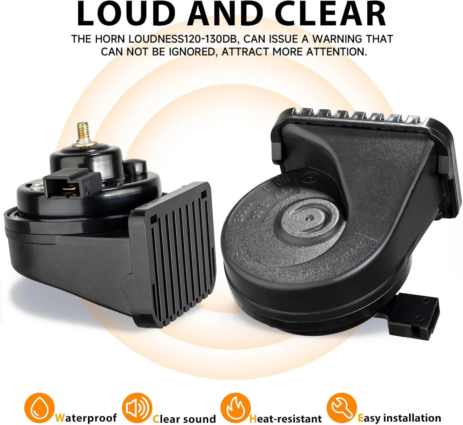 Car Horn Toyota RAV4 Camry Corolla Tacoma Tundra Lexus Dual-Tone 130Db