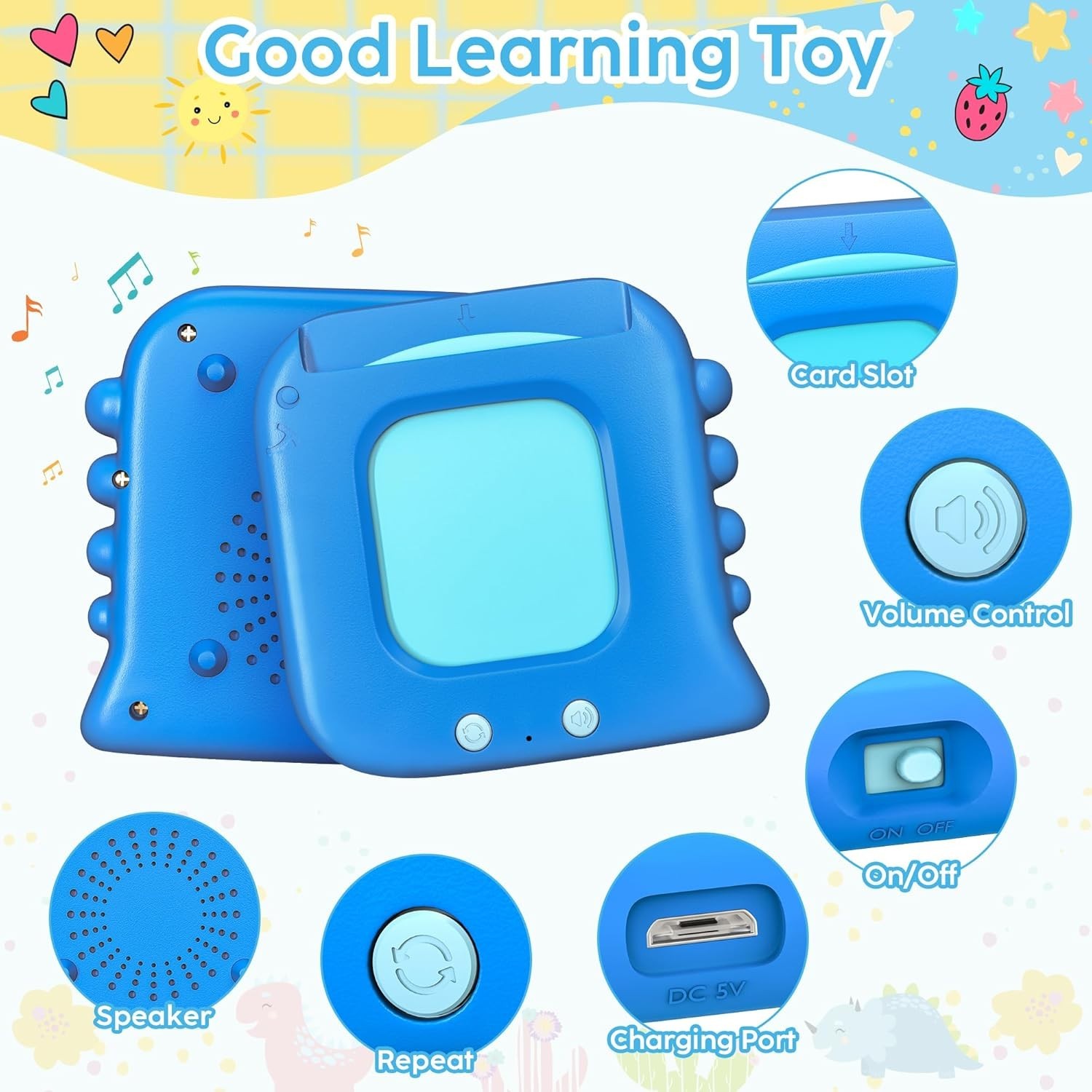 Talking Flash Cards,Kids Toddler Flash Cards with 240 Sight Words,Montessori Toy