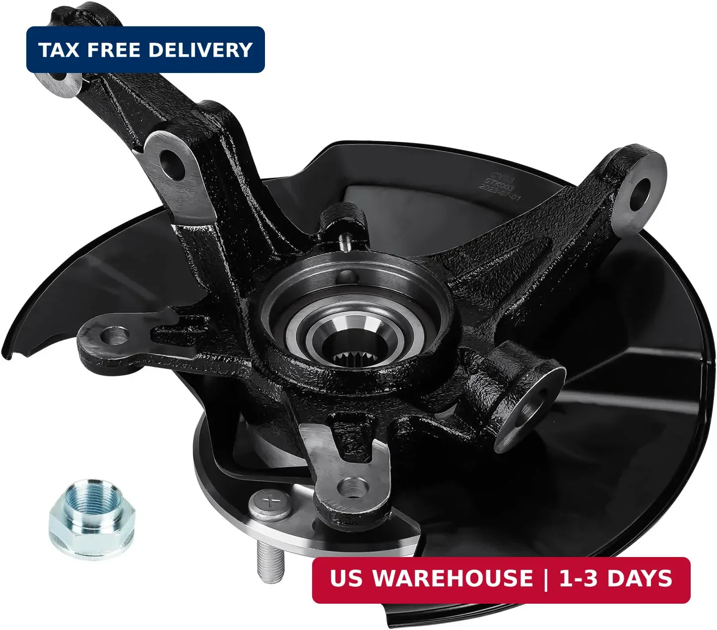 Front Right Steering Knuckle & Wheel Bearing Hub Assembly Fit for Honda Civic 20