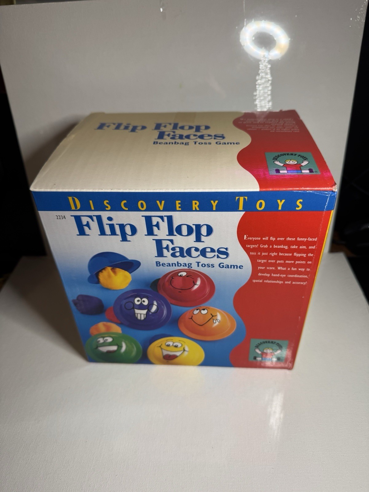 Discovery Toys 2000 Flip Flop Faces Beanbag Toss Game Vintage New In Box