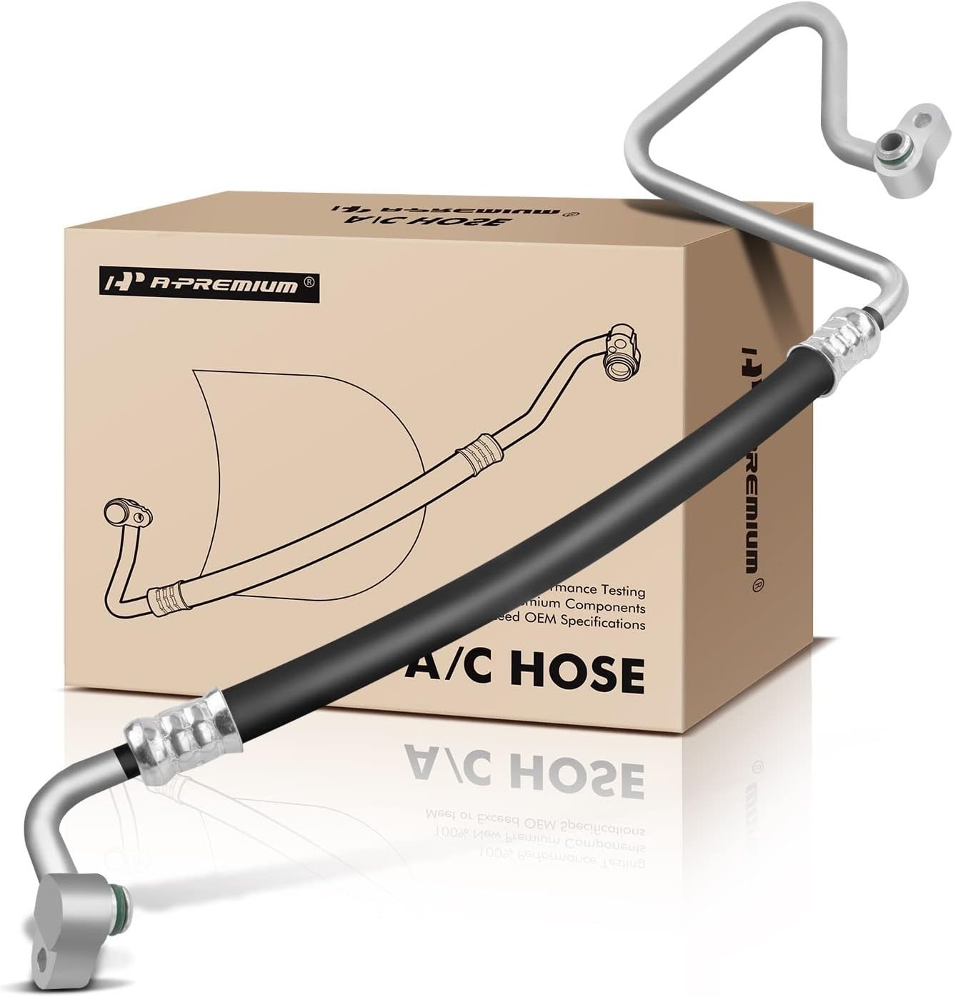 A-Premium A/C Discharge Line Hose Assembly Compatible with Honda Civic, 2006-201