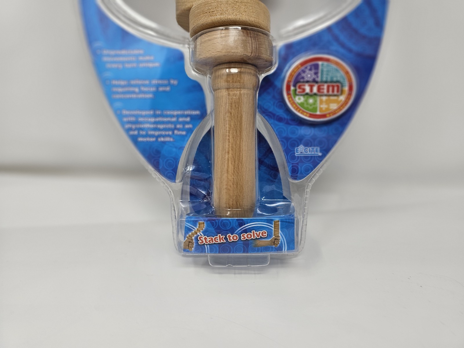 True Balance Handheld Wooden Toy by Excite “STEM” Coordination New/Sealed