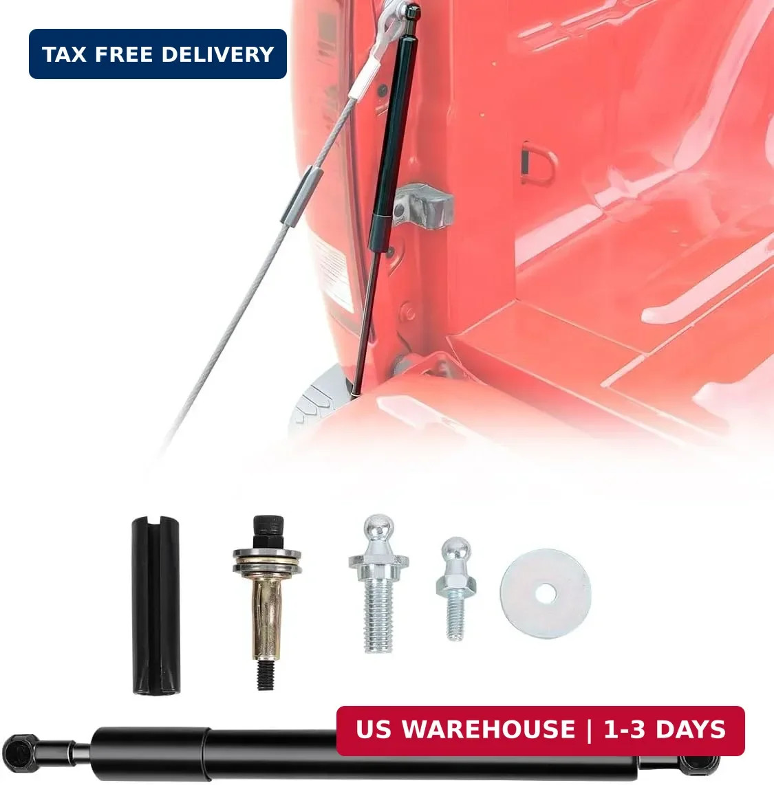 Pickup Tailgate Assist Shock fit for 2002-2008 Dodge Ram 1500/2003-2009 Ram 2500
