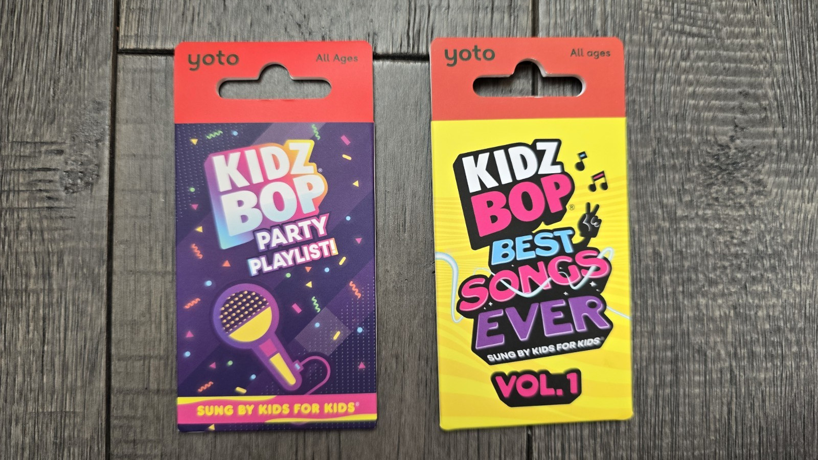 *2 Pack* YOTO Audio Card Kidz BOP Party Playlist w Volume 1.- Best Holiday Gift