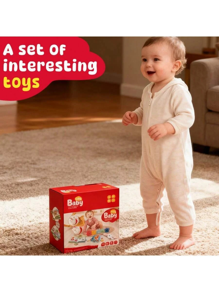 5-In-1 Montessori Baby Toy 6-12-18 Months Educational Sensory
