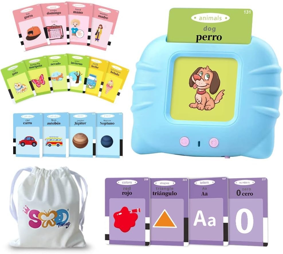 Bilingual Flash Cards for Kids – ABC, Numbers & Colors (Ages 2-8) – Fun Learning