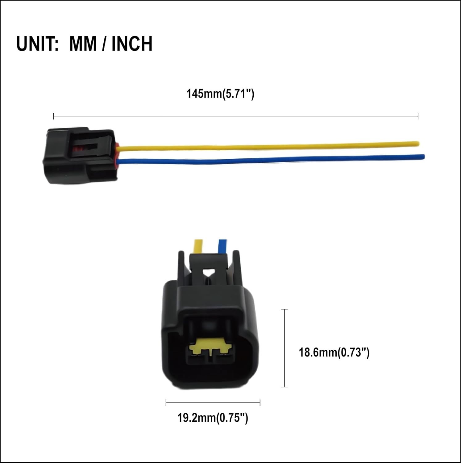8pcs Ignition Coil Module Female Connector Plug Wire Harness Pigtail Replacem…