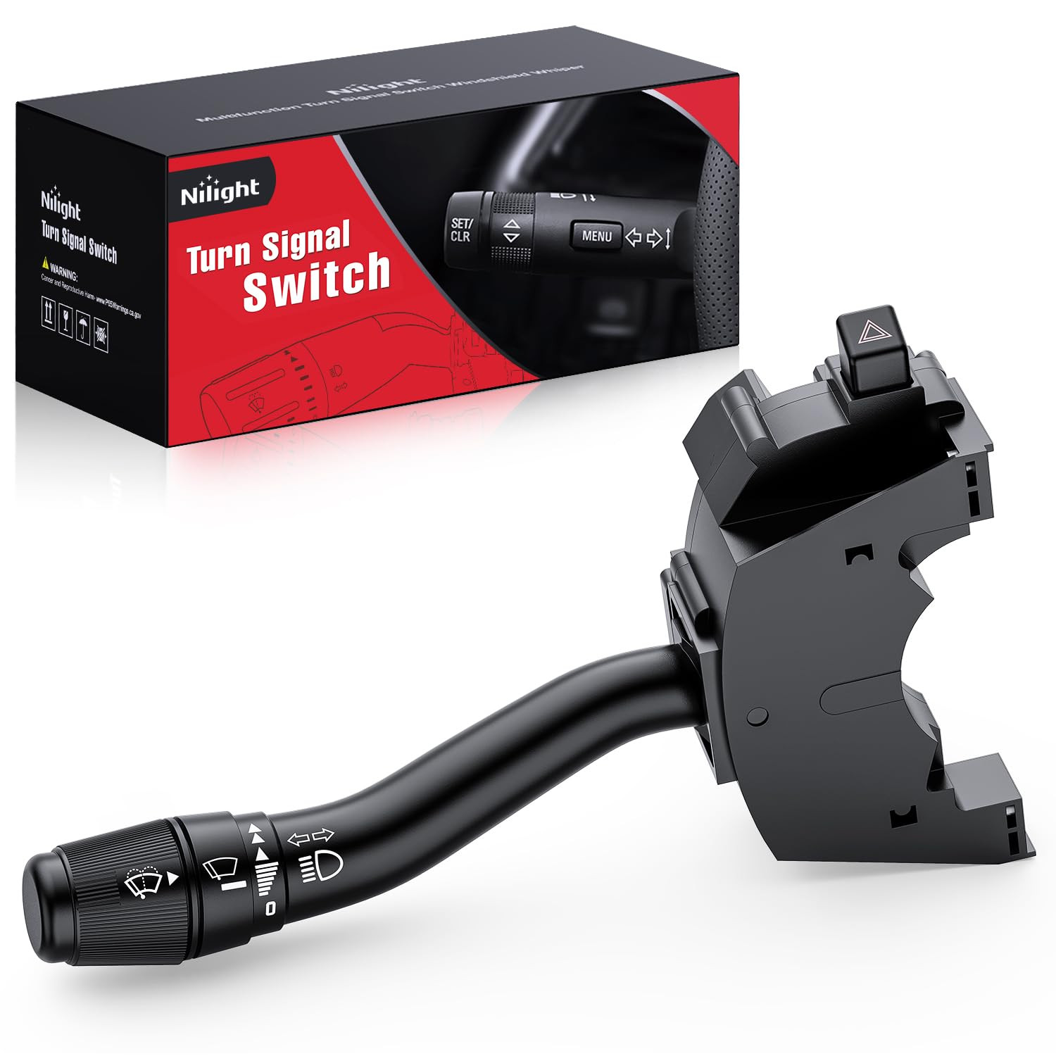 Interruptor de señal de giro Nilight compatible con 1999, 2000, 2001, 2002 y 200