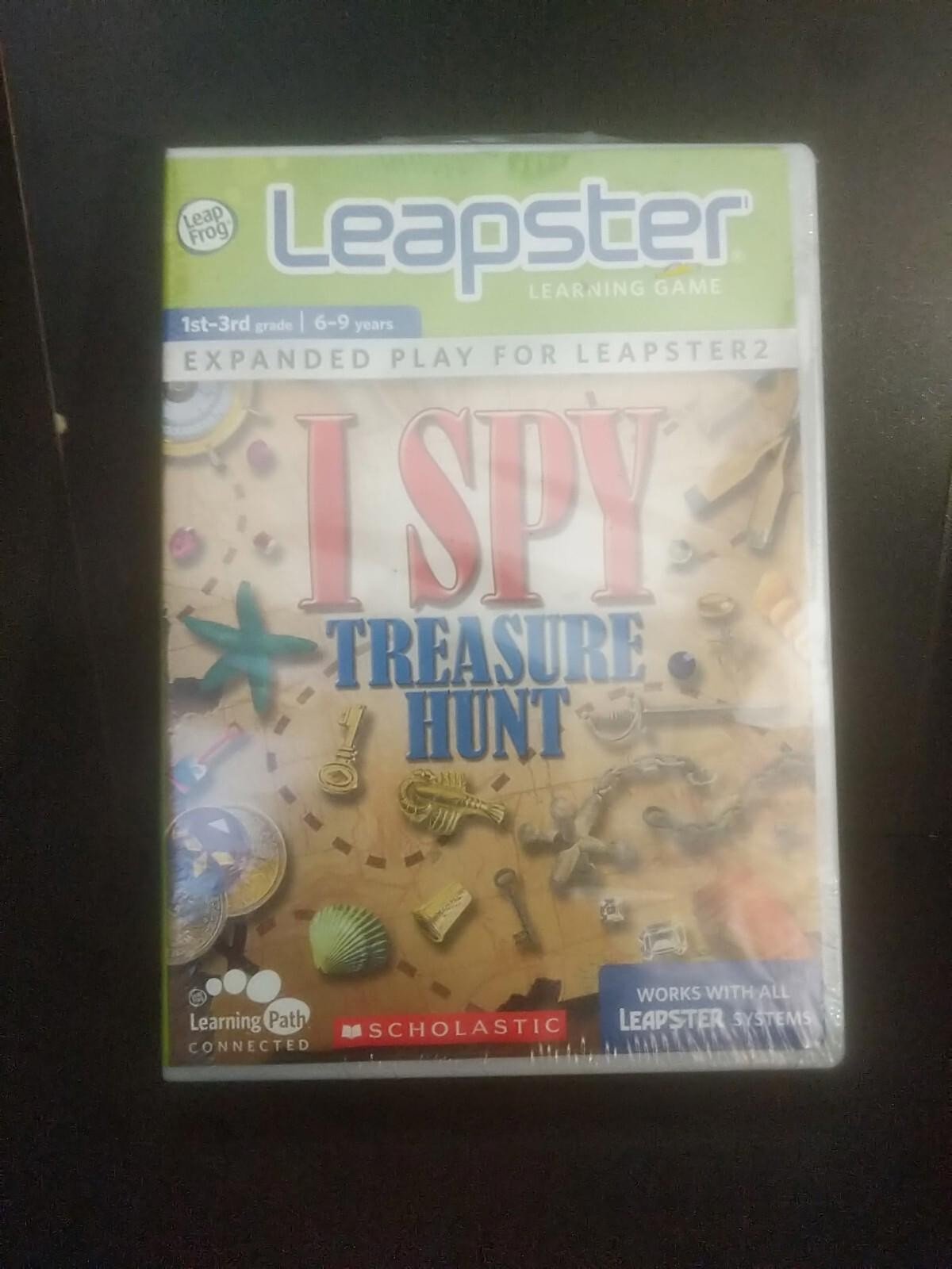 LEAPFROG GAME NEW – I SPY TREASURE HUNT AGES 6-9 EXPANDED PLAY ~ trl8#7