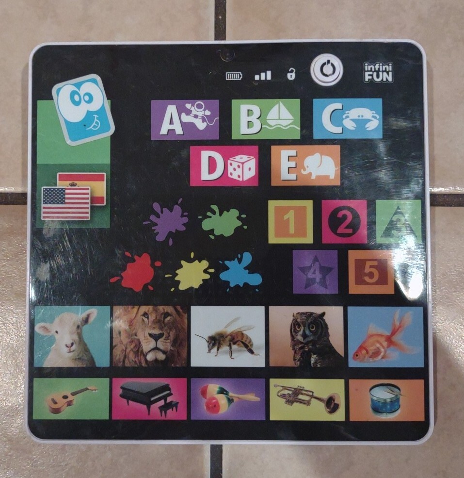 Infini Fun My First Tablet Alphabet Numbers Animals Kids Delight Quiz Table