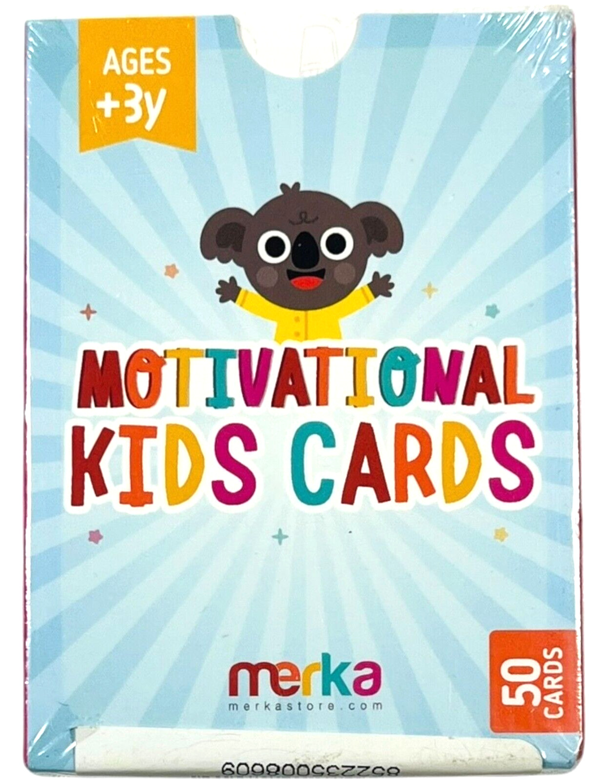 Flashcards – Motivational Cards by Merka – NEW & Sealed – 50 Cards for Ages 3+