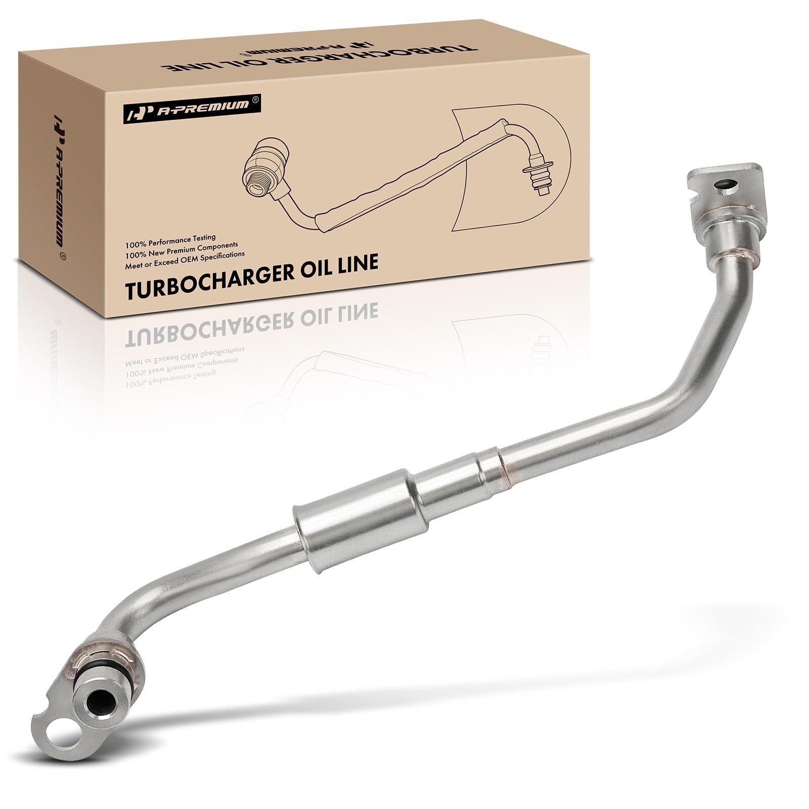 A-Premium Turbocharger Coolant Line Compatible with Ford F-150 F150 2017-2021…