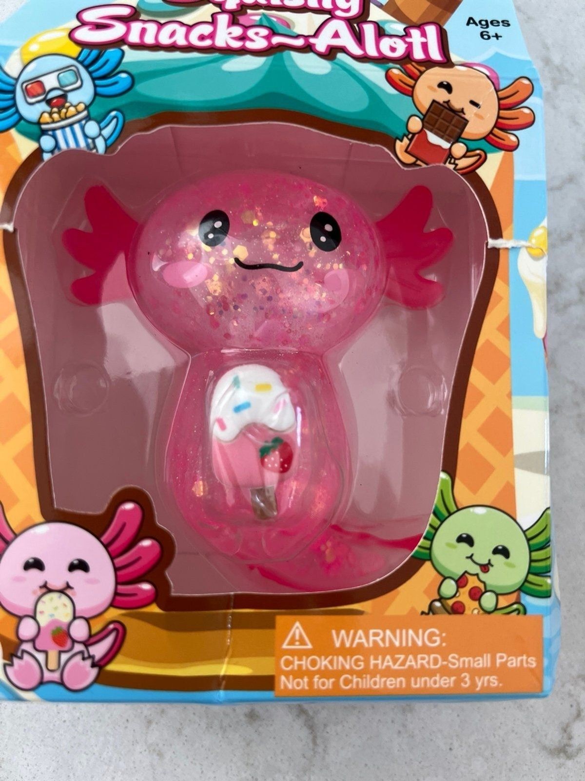 ZOrbitz Snacks Alotl Pink Squishy