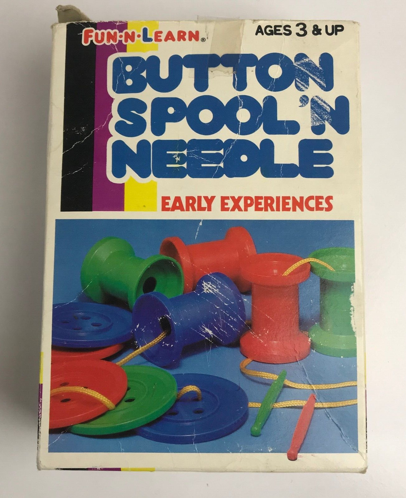 Fun.n.Learn. Vintage Button Spool’n Needle (Made in Taiwan)