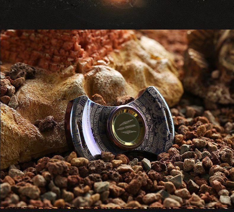 Pure Steel Fidget Hand Spinner Finger Gyro Toys EDC Focus Stress Reliever gift