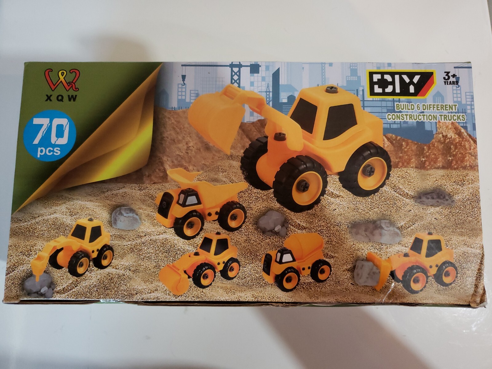 6 in 1 Take Apart Truck Construction Set STEM Learning Toy w Electric Drill DIY