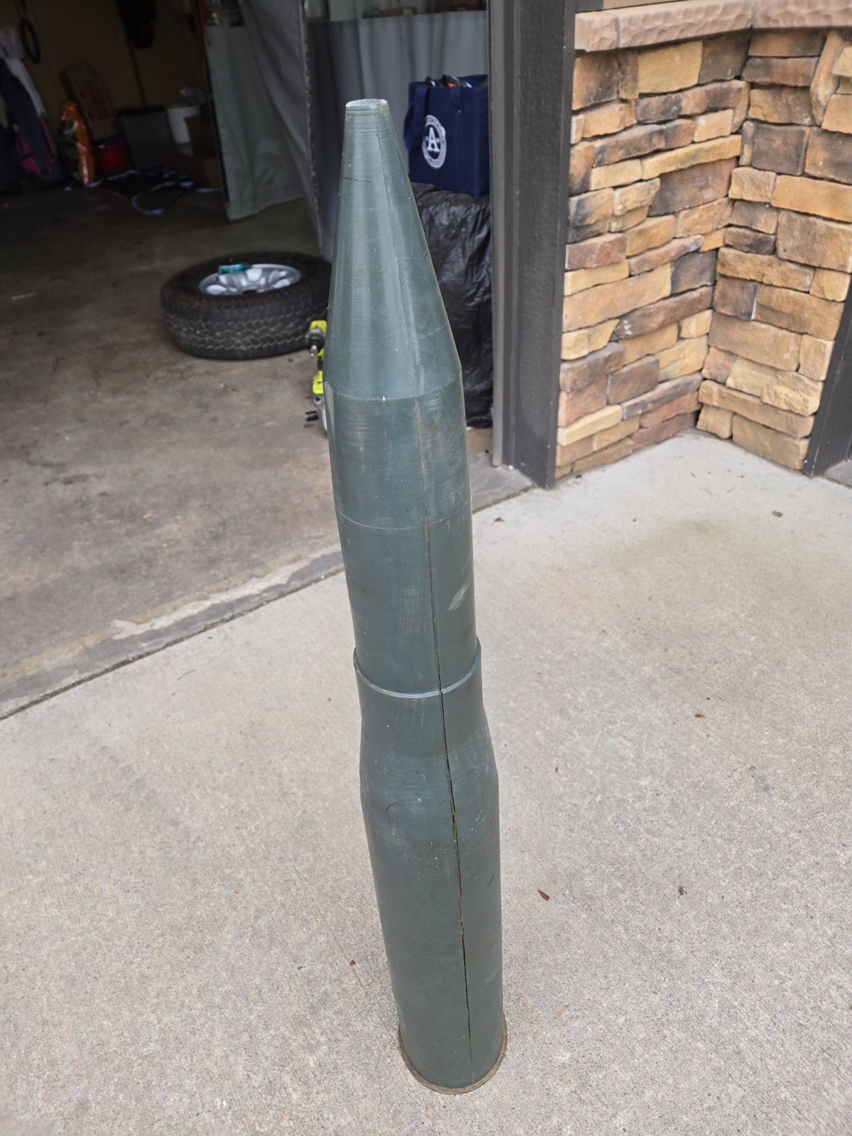 Soviet Russian T54 T55 Fake Dummy Training Tank Round Giant Bullet Mosin Nagant