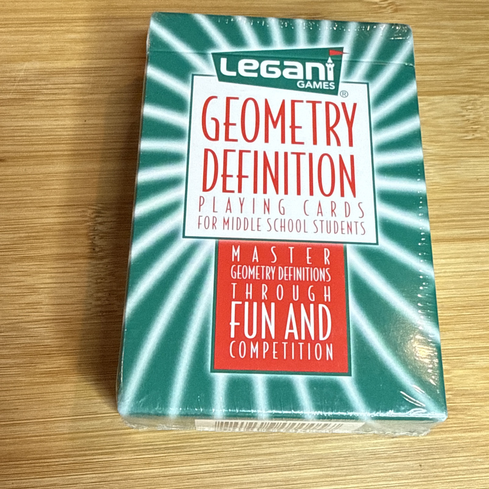 Legani Geometry Definition Playing Cards Master Definitions Middle School NEW
