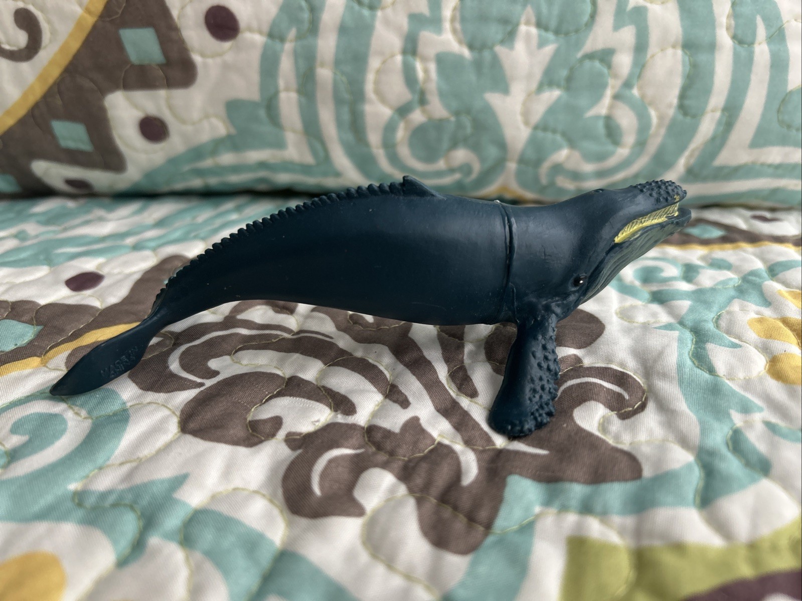Realistic Humpback Whale Toy 6” Plastic Replica Sea Life Decor Cake Topper