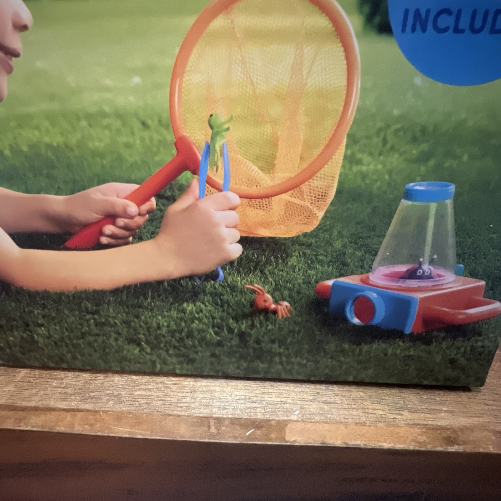 BATTAR Insect inspector Preschool Age- Includes 3Bugs Net Tongs & Inspector-GIFT
