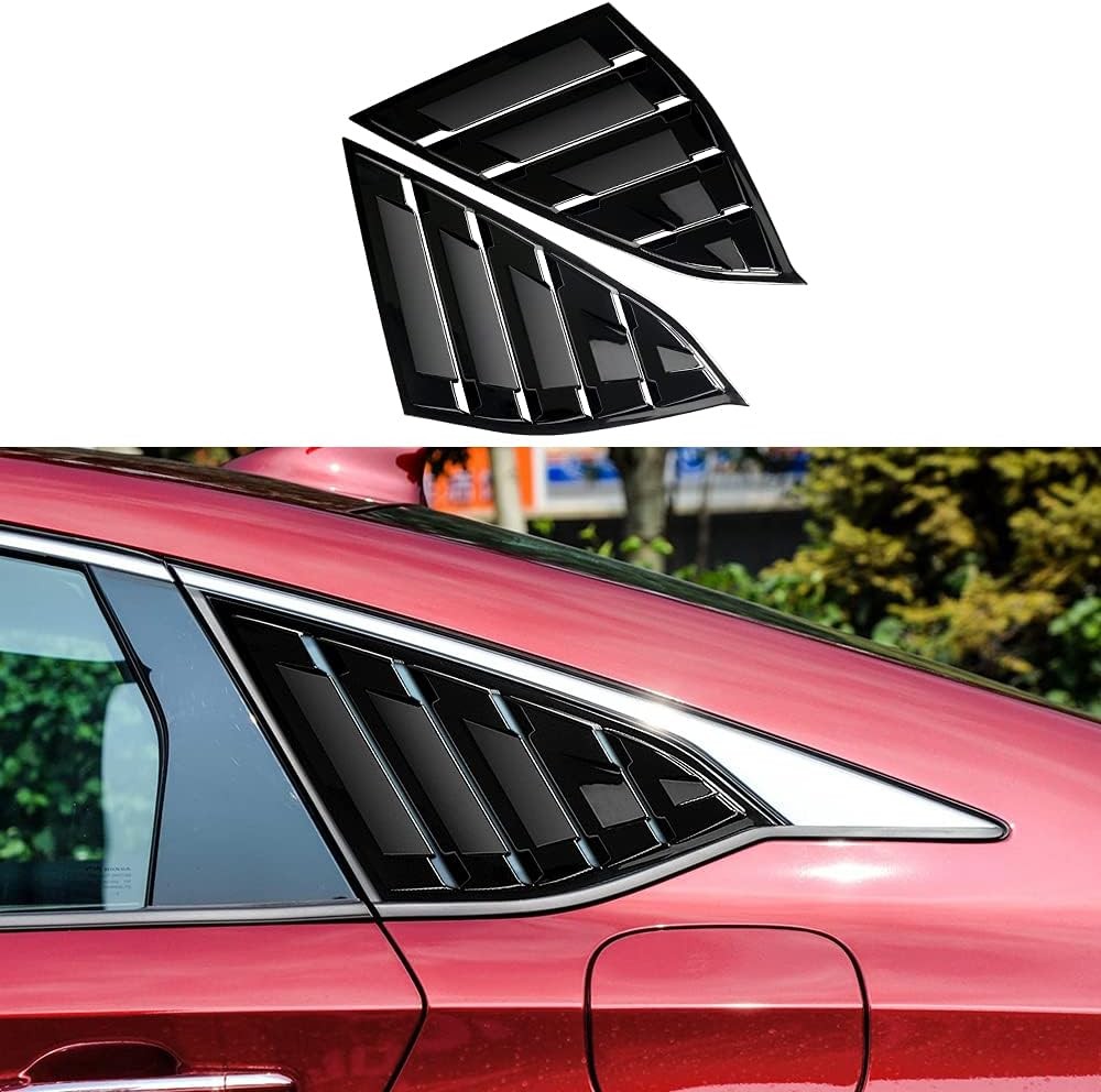 Rear Side Window Louvers Compatible for Honda Accord 2022 2021 2020 2019 2018