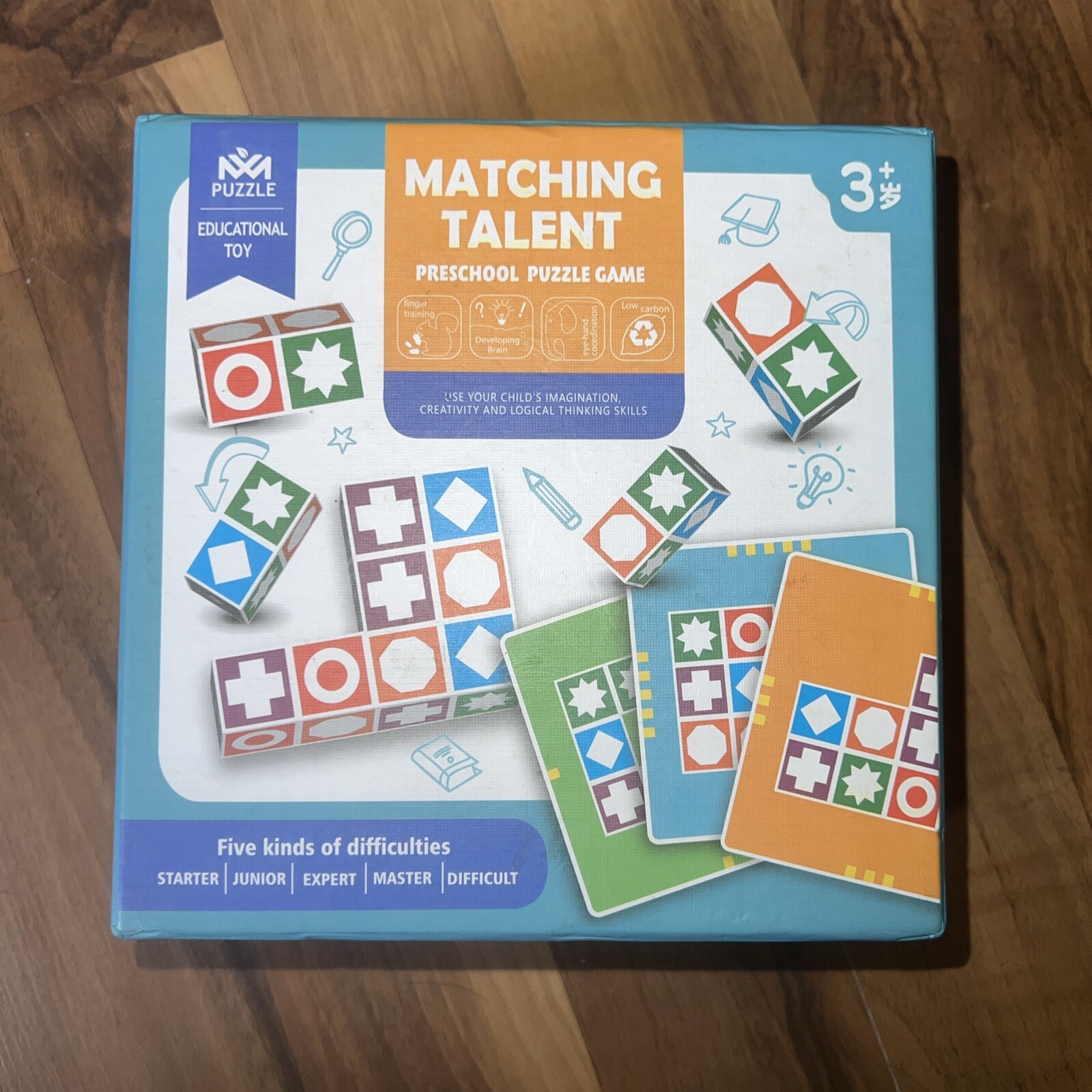 Matching Talent Preschool Puzzle Game Educational 3+ Developing Eye Hand *Great*