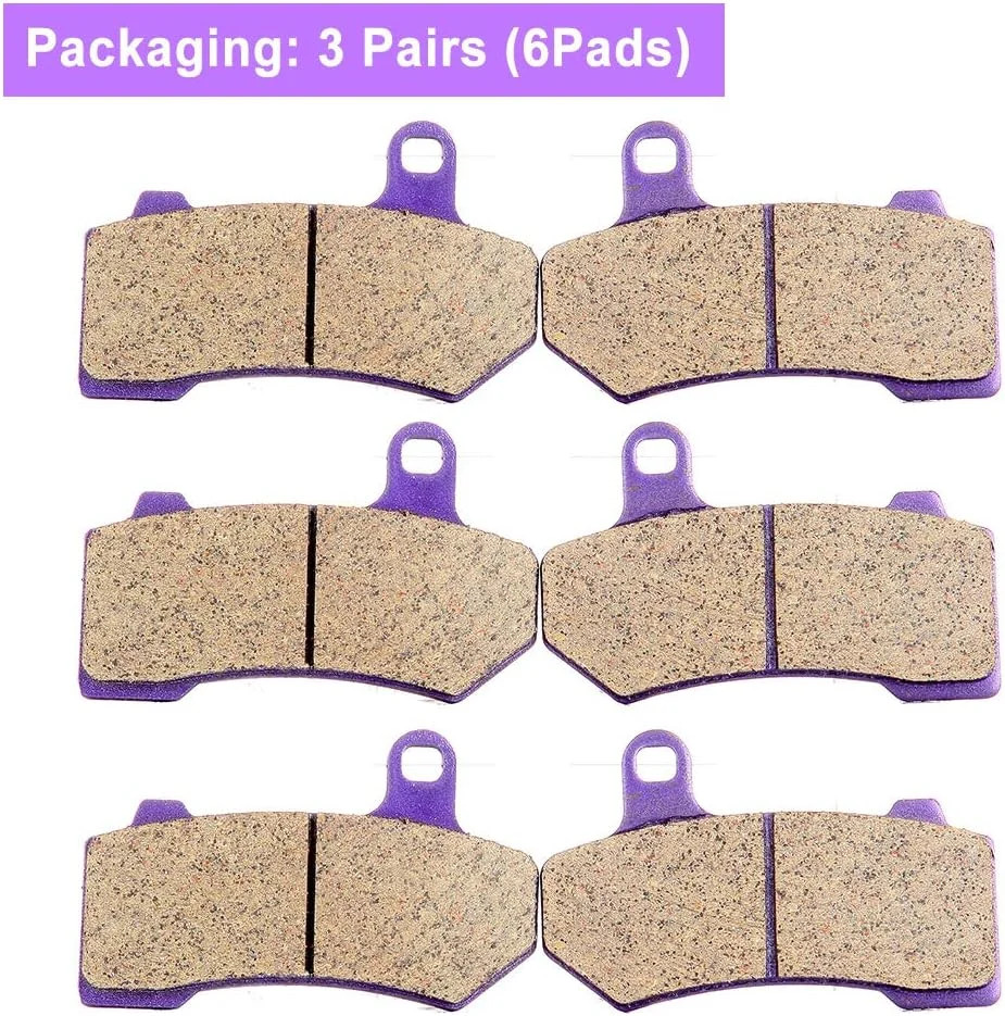 ECCPP Brake Pads for FLHTCU Ultra Classic Electra Glide 2008-2022, FLHR Road Kin