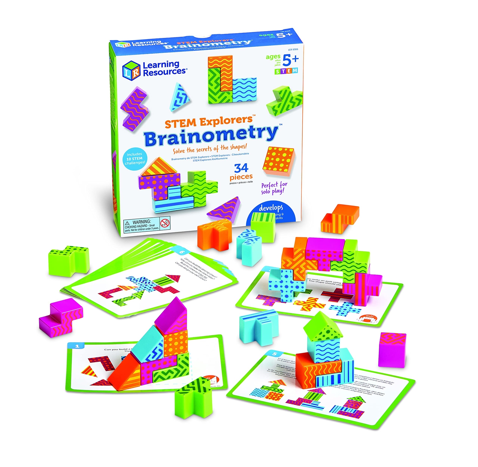 STEM Explorers Brainometry Shape Puzzles for Critical Thinking and Problem So…