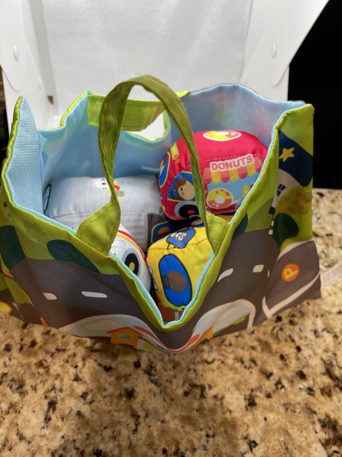 Melissa & Doug Take-Along Town Play Mat With 9 Soft Vehicles Baby Toy