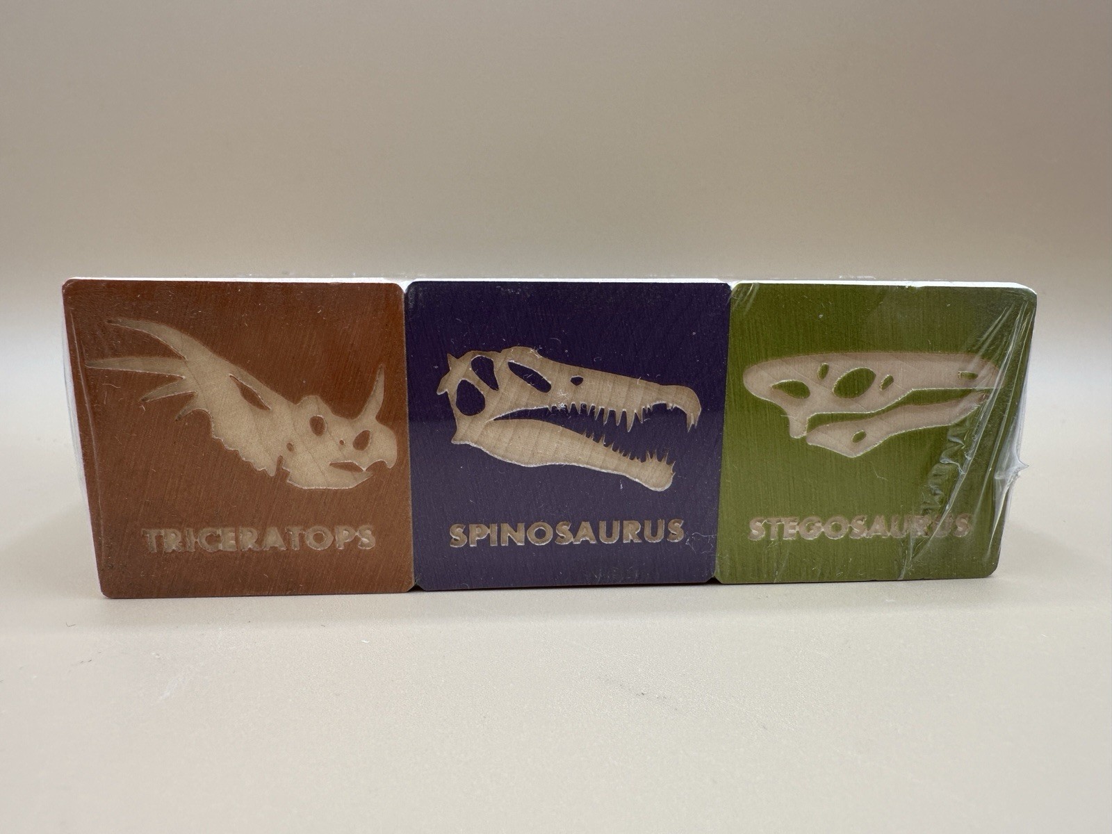 NEW! UNCLE GOOSE DINOSAUR BLOCKS ~ Made in The USA – EDUCATIONAL WOODEN BLOCKS