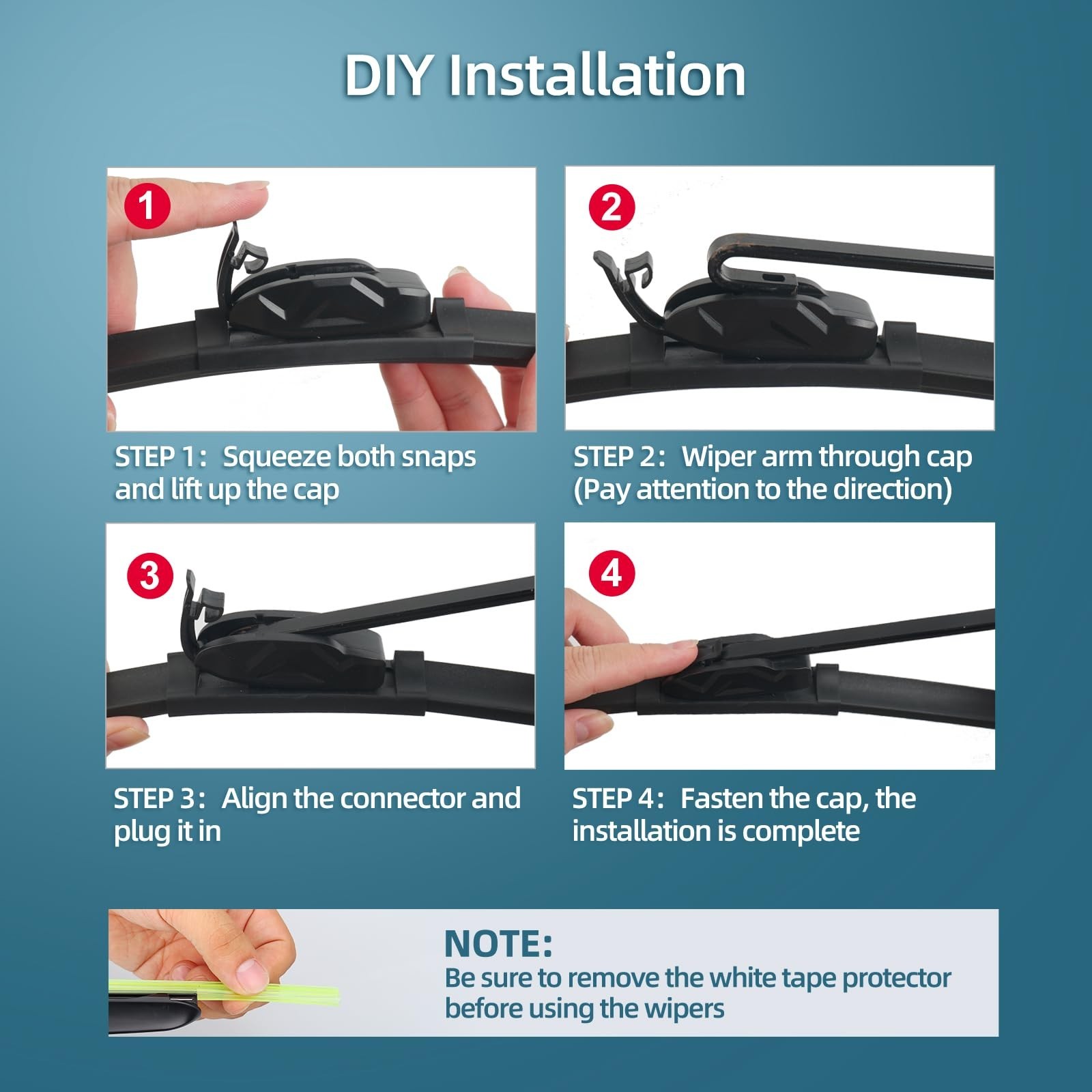 Wiper Blades Replacement for Chevrolet Traverse 2009-2011 Windshield Wipers-3…