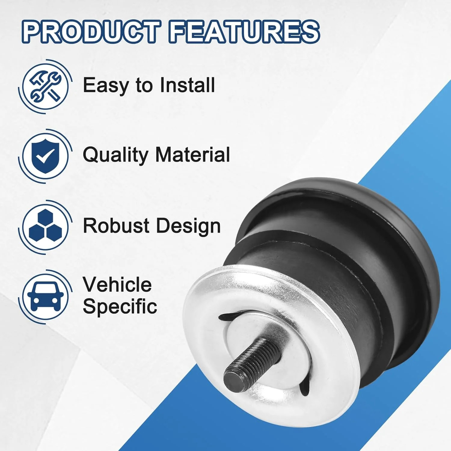 4PCS Body Cab Mount Bushing Kit Compatible with Chevrolet S10 Pickup 1994-2004 C