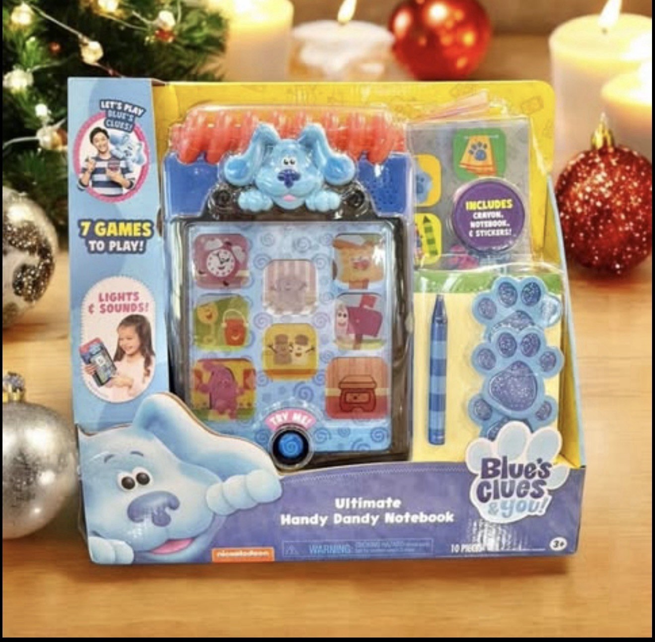 Blue’s Clues & You Ultimate Handy Dandy Notebook Toy Set Lights & Sounds 7 Games