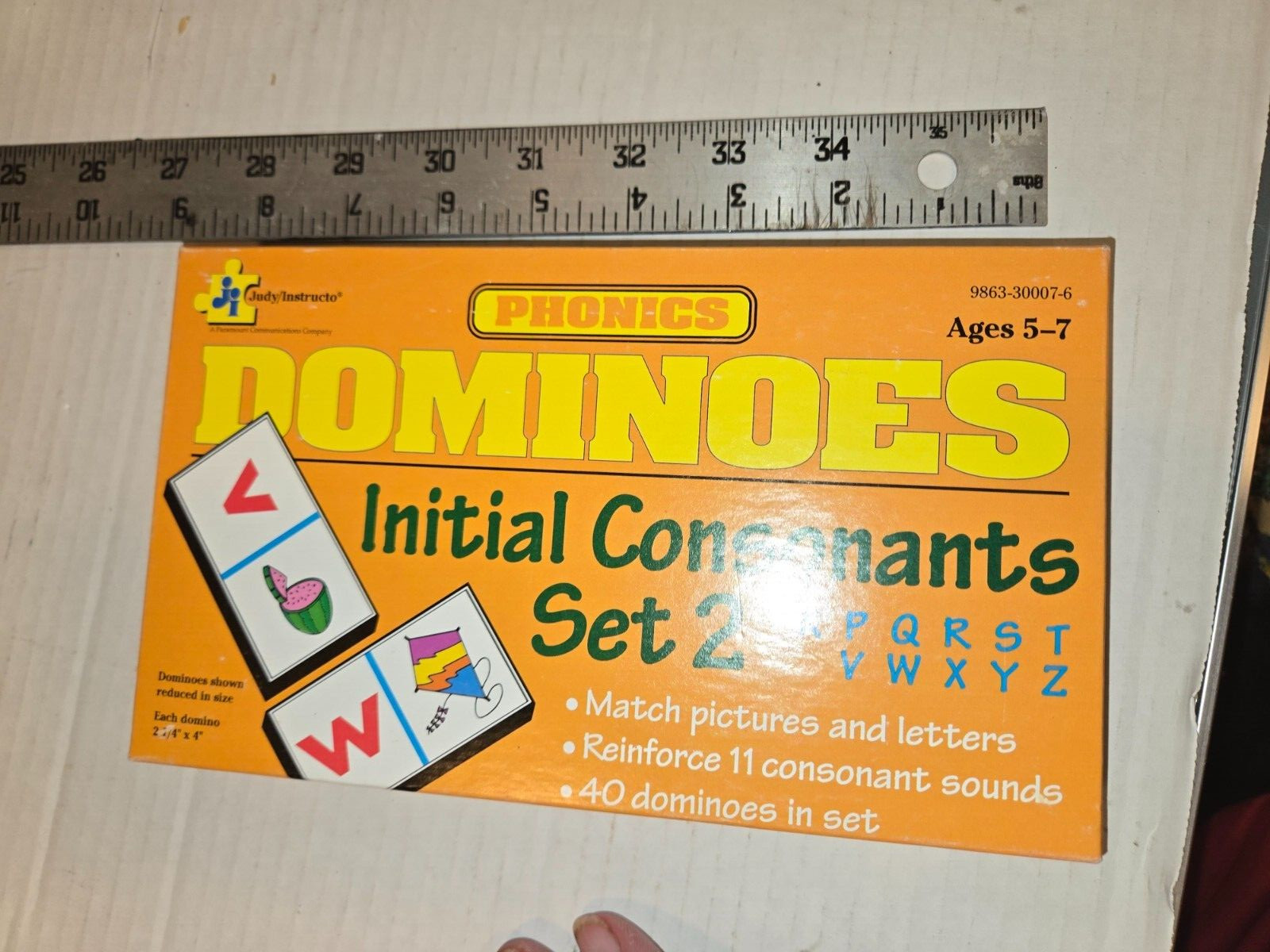 Phonics Dominoes, judy instructo new sealed ages 5-7