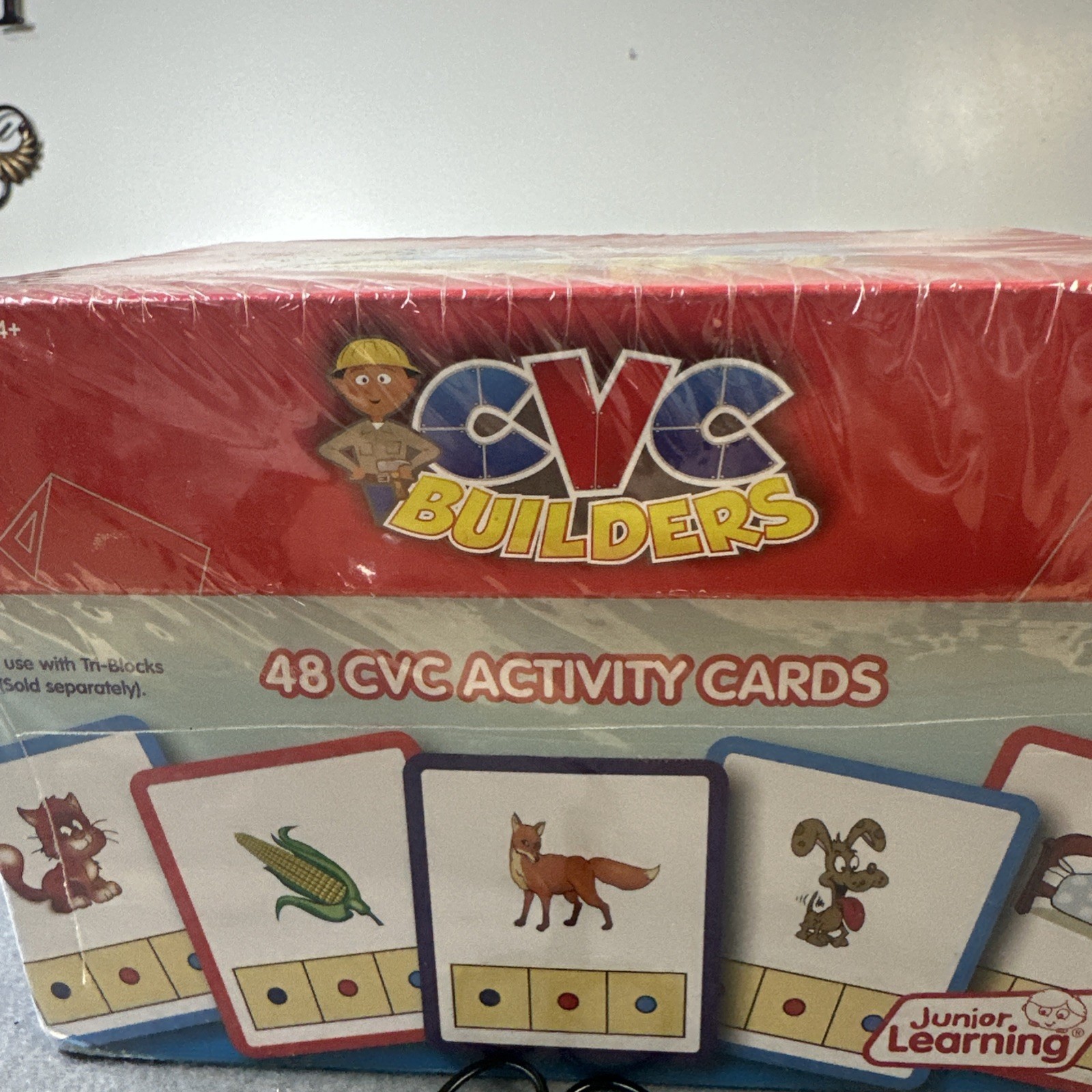Junior Learning CVC Builders Activity Cards Set of 48 Factory Sealed