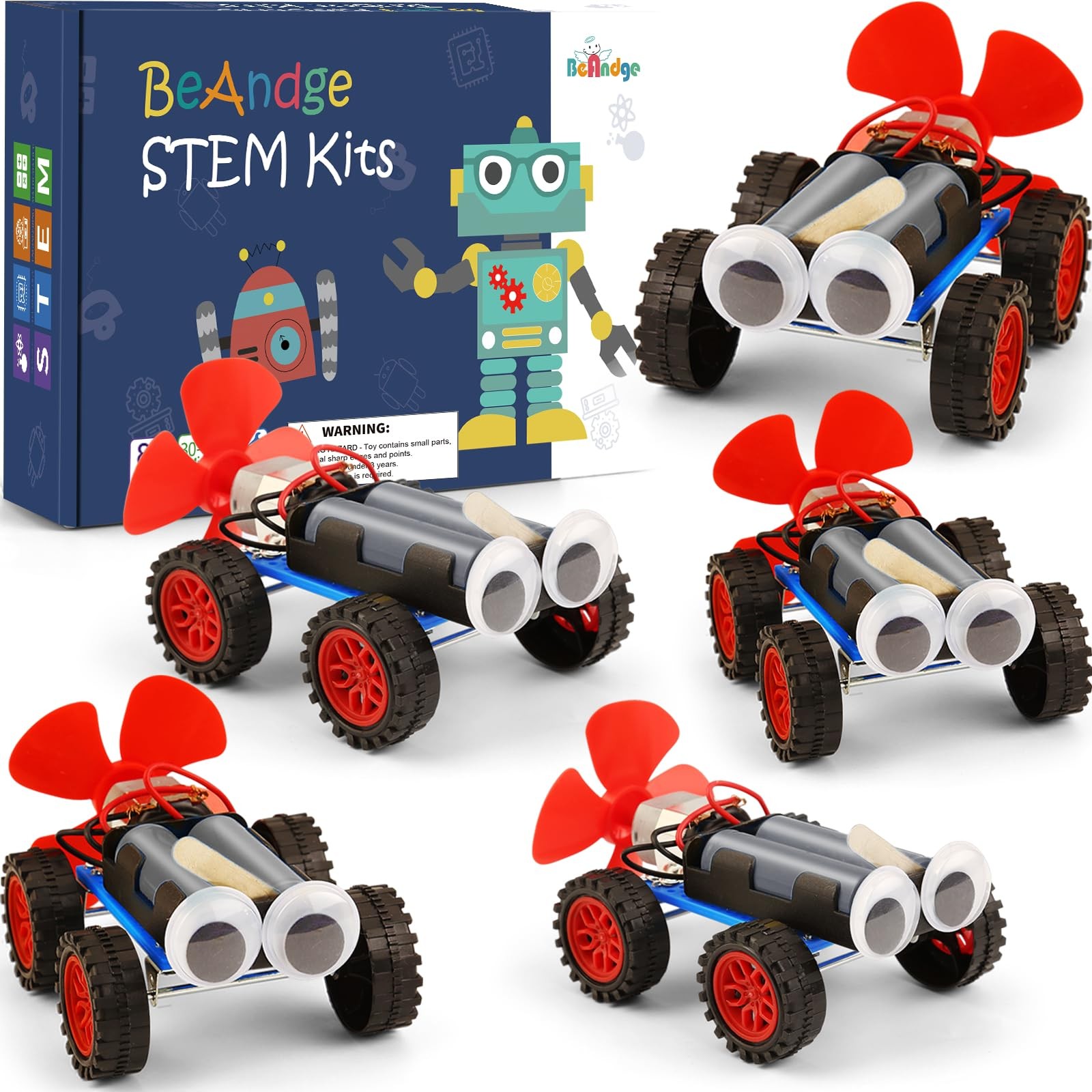 5 Set Individual STEM Kit for Kids, 2nd Grade Boy 5.66 x 8.42 x 2.04 inches