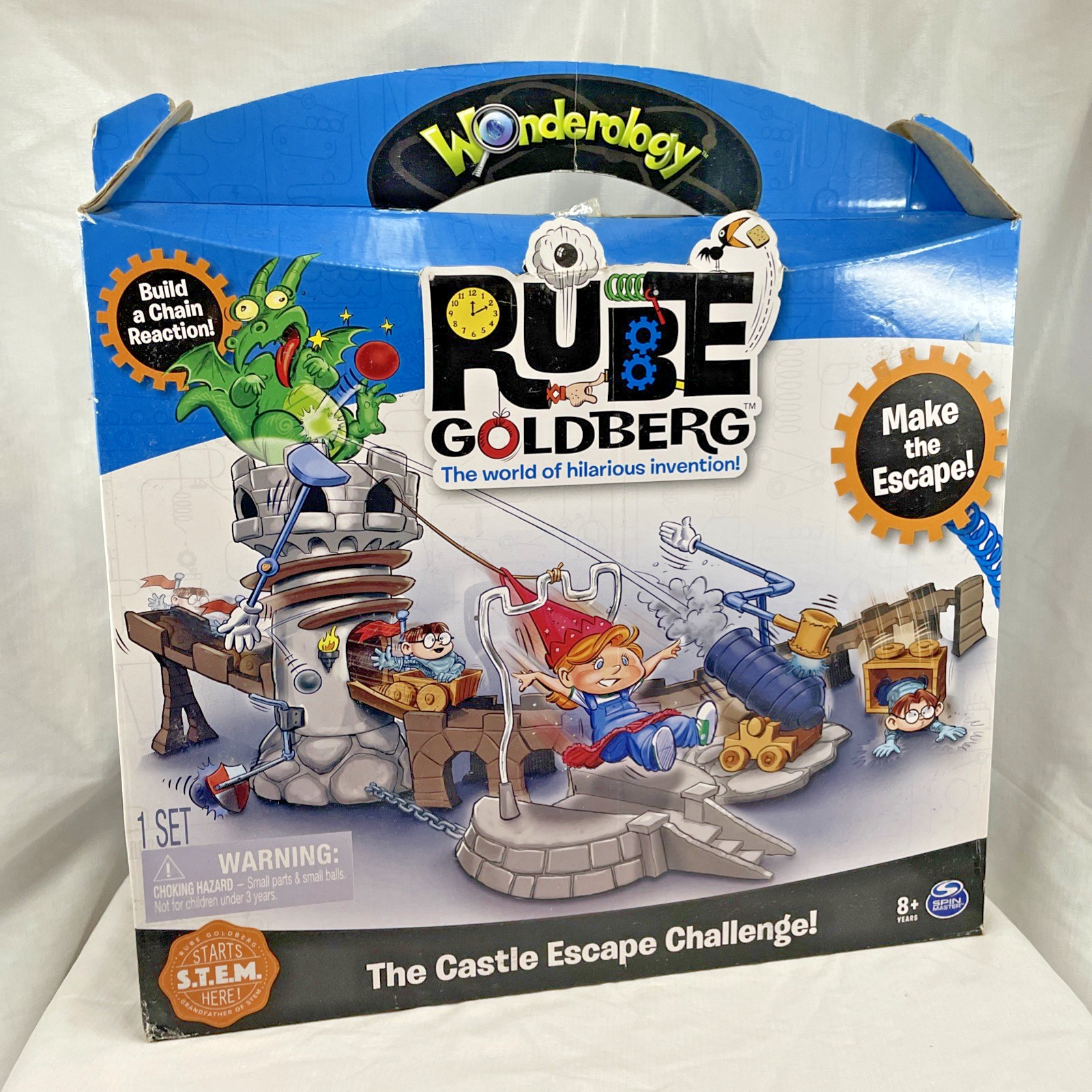 Wonderology Rube Goldberg The Castle Escape Challenge S.T.E.M. COMPLETE