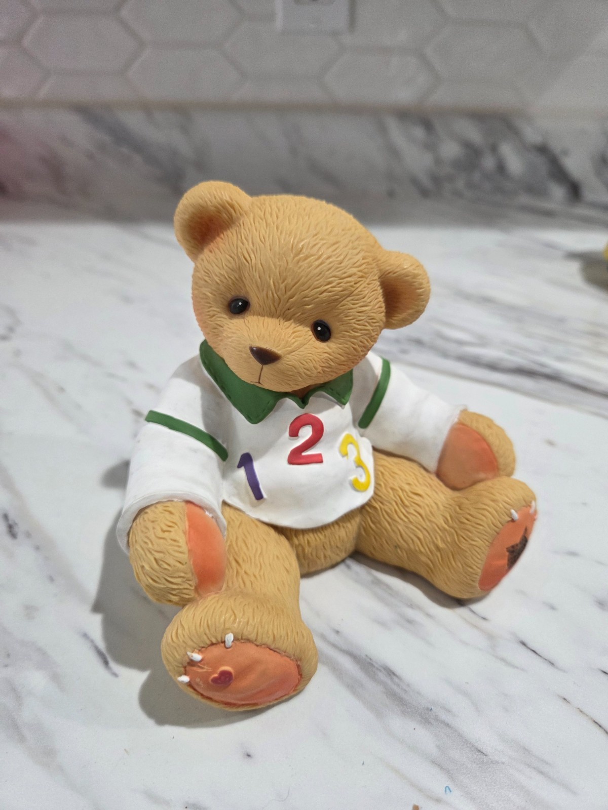 Vintage Cherished Teddies Hard Plastic Coin Bank